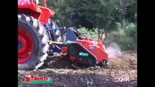 Forestry shredding mower Trincia forestale TRK Rinieri 2015 [upl. by Amlus]