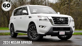 2024 Nissan Armada Review  Nissans LARGEST SUV [upl. by Sirehc]