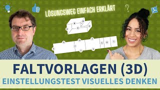 Faltvorlagen 3D  Visuelles Denken amp Räumliches Vorstellungsvermögen trainieren lernen [upl. by Benilda85]