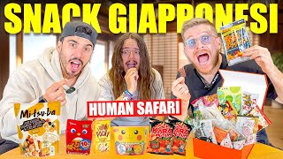 MANGIAMO GLI SNACK GIAPPONESI PIÙ STRANI DEL MONDO  NON È STATA UNA BUONA IDEA con HUMAN SAFARI [upl. by Pohsib130]