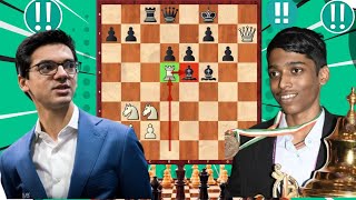 One Of The Most Adorable Brain Chess Game 46 By Anish Giri vs Rameshbabu Praggnanandhaa [upl. by Nalek]