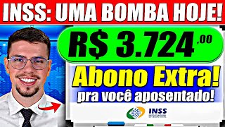 SAIU HOJE INSS libera R 372400 EXTRA em 2024  SAIBA COMO [upl. by Tol]