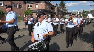 Schützenfest in der Zollfeste Zons Der Dienstags Festumzug [upl. by Simonette641]