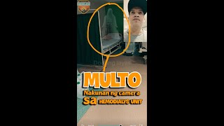 multo nakunan ng cellphone camera sa dialysis unit 😱 multo kaluluwa holloween ghost undas [upl. by Kacerek]