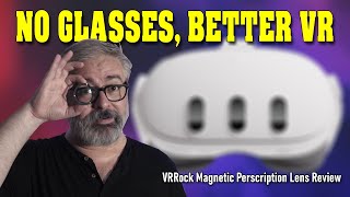 Quest 3s Magnetic Prescription lens  VRRock Review [upl. by Geesey]