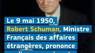 Déclaration Schuman 9 mai 1950 [upl. by Mitman]