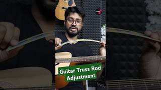 Acoustic Guitar Truss Rod Adjustment guitar shorts [upl. by Stolzer520]