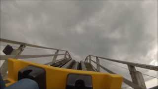 GoPro 3 Hero Colossos  Rollercoaster Heide Park bei Soltau 2013 Deutschland Nr01 [upl. by Denna177]