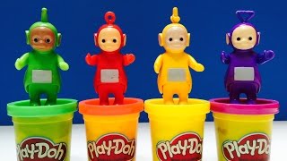 Teletubbies PlayDoh Halloween Costumes Game [upl. by Eniawtna584]