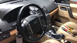 Steering wheel replacement Land Rover Freelander 2 Wymiana kierownicy [upl. by Shayla486]