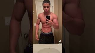 W teenager gym physique abs training musclebuilding aesthetic bodybuilding [upl. by Cilka942]