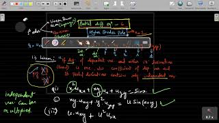 Partial Differential EquationsLecture 6 MATHSHALA CSIRNET MHSET GATE [upl. by Notyard]