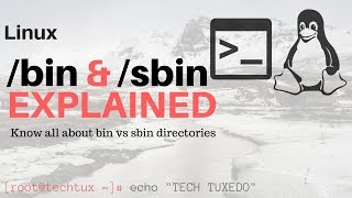 Linux Basics  BIN vs SBIN directory [upl. by Gordy]