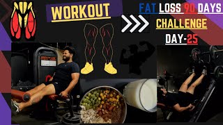 Fat Loss 90 Days Challenge Day25 fitwithsaurabh001 youtube weightloss [upl. by Naot]