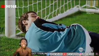 ISHOWSPEED REACTS TO TOP SOCCER SHOOTOUT EVER WITH SCOTT STERLING [upl. by Gerc]