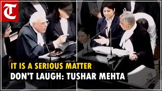 Fierce exchange between solicitor general and Kapil Sibal during Kolkata horror case hearing [upl. by Otecina]