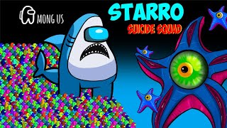 어몽어스 vs GIANT STARRO Godzilla Evolution  Crew Among Us Funny Animation Cartoon [upl. by Leanatan]