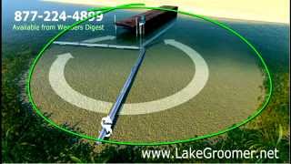 quotLAKE GROOMERquot for lake weed control and lake muck removal [upl. by Oakie117]