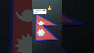 Nepal flag drawing 💕😘 How To Draw Nepal Flag shortsfeed nepal flag fyp drawingsistrology bts [upl. by Colby183]