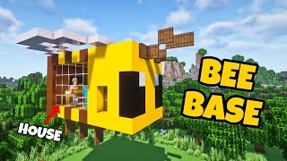 Minecraft How to make Giant Bee Base [upl. by Sharia]