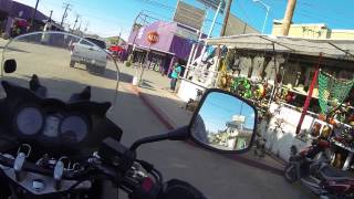 Purple Pharmacy and Liquis Liquor Store Los Algodones Mexico 5 September 2013 GOPR6024 [upl. by Duaner]