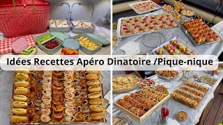 Idées Recettes Apéro dînatoire  PiqueNique Simple et Rapide [upl. by Bard160]