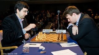 Zukertort Opening A04  Vladimir Kramnik vs Gawain Jones  London Classic 2012 Chessworldnet [upl. by Drofdeb]