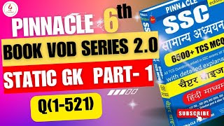 Q1521 Part1 Static Gk Pinnacle Book Vod Series 20 [upl. by Vevine]