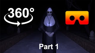 Granny Nun 1  Walk among the Graves  360 VR video Horror video [upl. by Roseanne]