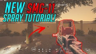 NEW SMG11 RECOIL TUTORIAL Rainbow Six Siege  Grim Sky [upl. by Eerrahs]