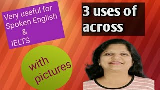 3 Uses of Across in English  Preposition partsofspeech [upl. by Lula]