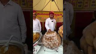 rajishthani shahi thali raja maharajayoo bali🤯🤯🧑‍🍳🧑‍🍳 streetfood foodvlog indianstreetfood [upl. by Balfour]