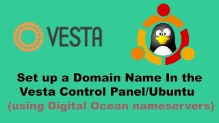 How to set up a Domain on the Vesta Control Panel when DNS services are provided on Ubuntu 1404 [upl. by Nivri529]