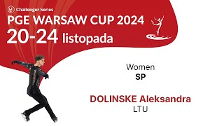 4 Aleksandra DOLINSKE LTU W SP PGE Warsaw Cup 2024 [upl. by Ress759]