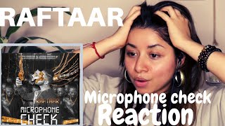 RAFTAAR MICROPHONE CHECK REACTION VIDEO  BARISH EP REACTION  RAFTAAR NEW SONG REACTION 2020 [upl. by Adur606]