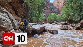 Flash Flooding In The Grand Canyon  August 27 2024 [upl. by Nayrda]