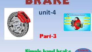 Simple band brake with numericalpart3 [upl. by Hillard]