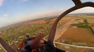 Valley View TX Tornado Survey from Rotorway Helicopter 1 [upl. by Zizaludba]