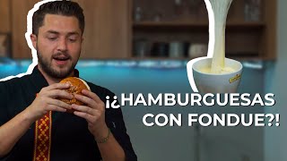 ¡¿HAMBURGESAS CON FONDUE [upl. by Ennoitna]