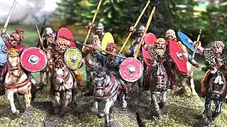 Late Romans Vs Ancient Germans 28mm wargame [upl. by Eelyek]