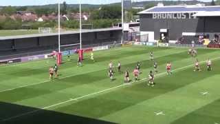 Match highlights London Broncos v Leigh Centurions [upl. by Suckram]