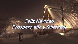 JOSE FELICIANO  FELIZ NAVIDAD KARAOKE [upl. by Erasmo]