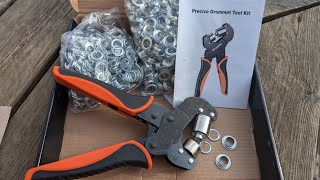 Preciva Grommet tool kit unboxing assembly and overview prior to use [upl. by Nosauq]