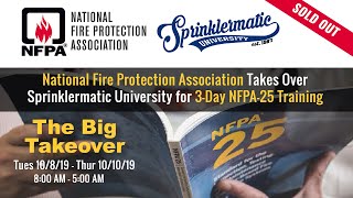 The Big Takeover NFPA Takes Over Sprinklermatic University [upl. by Eisenhart770]