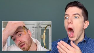 Specialist Reacts to Sam Smiths Skin Care Routine [upl. by Kronfeld473]