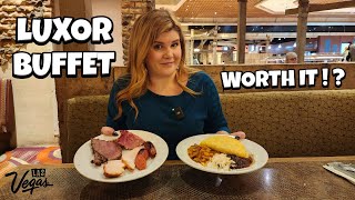 I Tried Luxors 17 All You Can Eat Buffet in Las Vegas [upl. by Alleras]