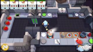 Overcooked level 55 singleplayer 3 stars [upl. by Demahum]