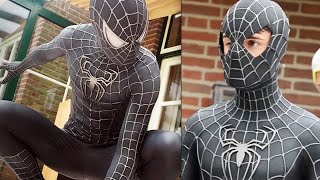 SPIDERMAN Black Suit Symbiote Movie Costume Replica [upl. by Chi]