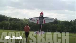 Michael Wargo test Flies The Pilot RC 40 Sbach with Smoke System [upl. by Acysej]