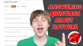 Rails Developer Answers Questions About Hotwire [upl. by Ebert]